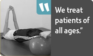We treat patients of all ages